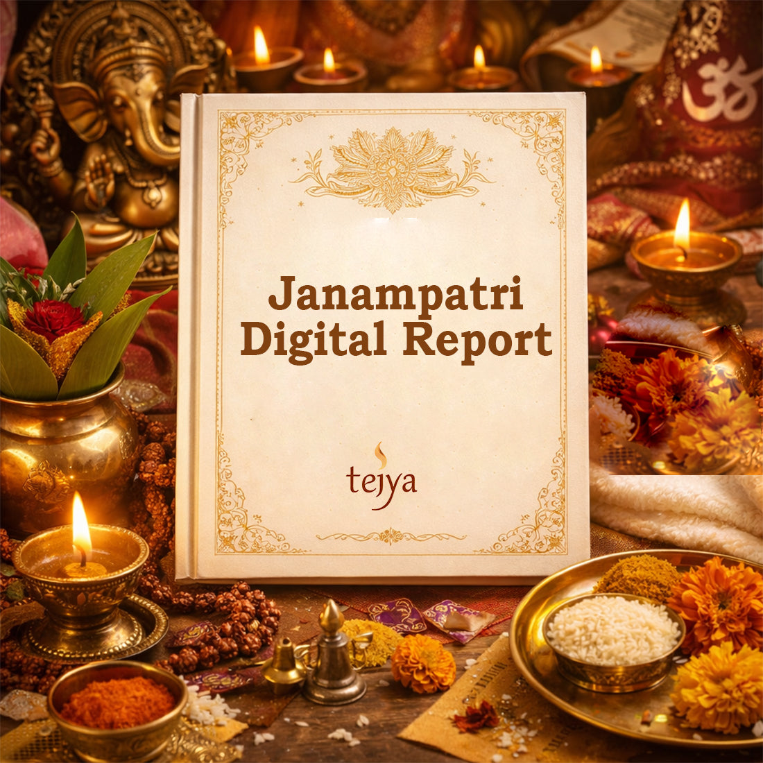 Handwritten Janampatri Scroll - ₹499